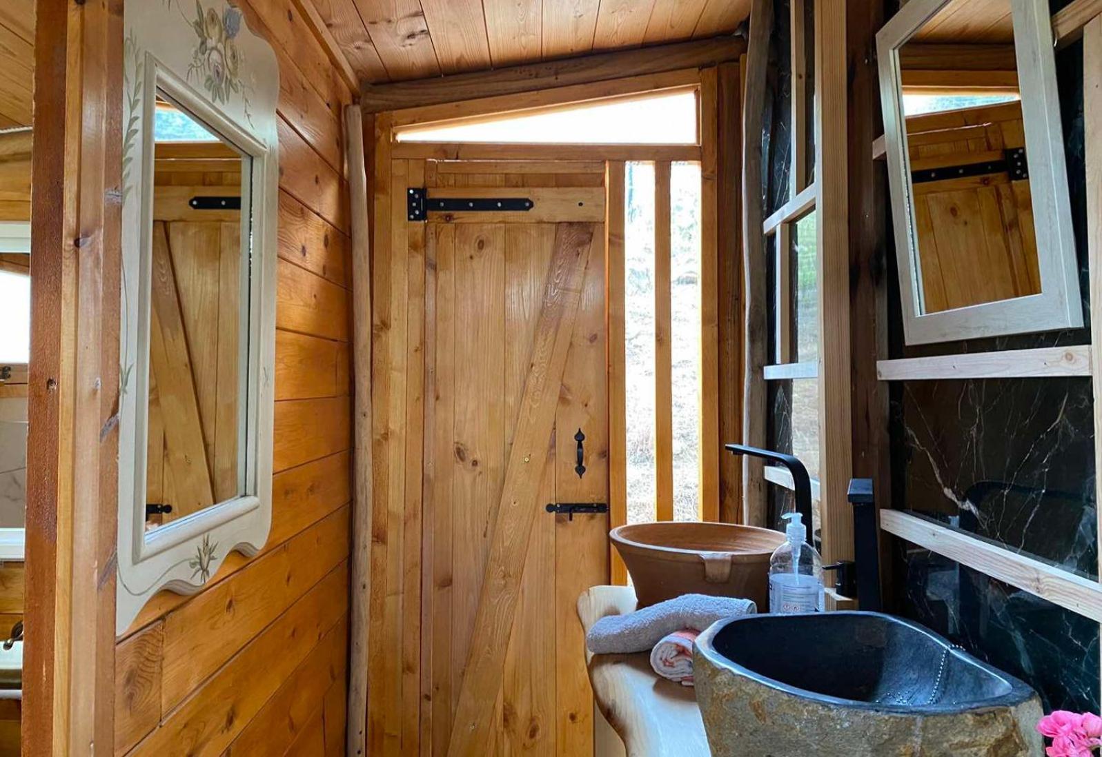 Paránimfoi Wooden House At The Mountain-Private旅馆 外观 照片